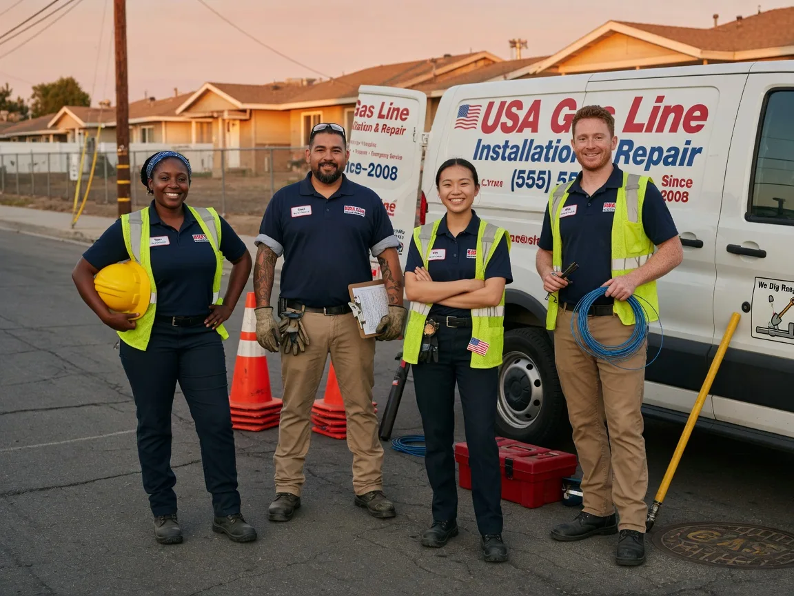 Gas Line Installation company in Elba, NE